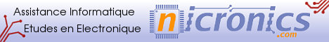 NICRONICS : Etudes en Electronique, Assistance Informatique