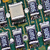 Produits - illustration : composants CMS sur circuit imprimé